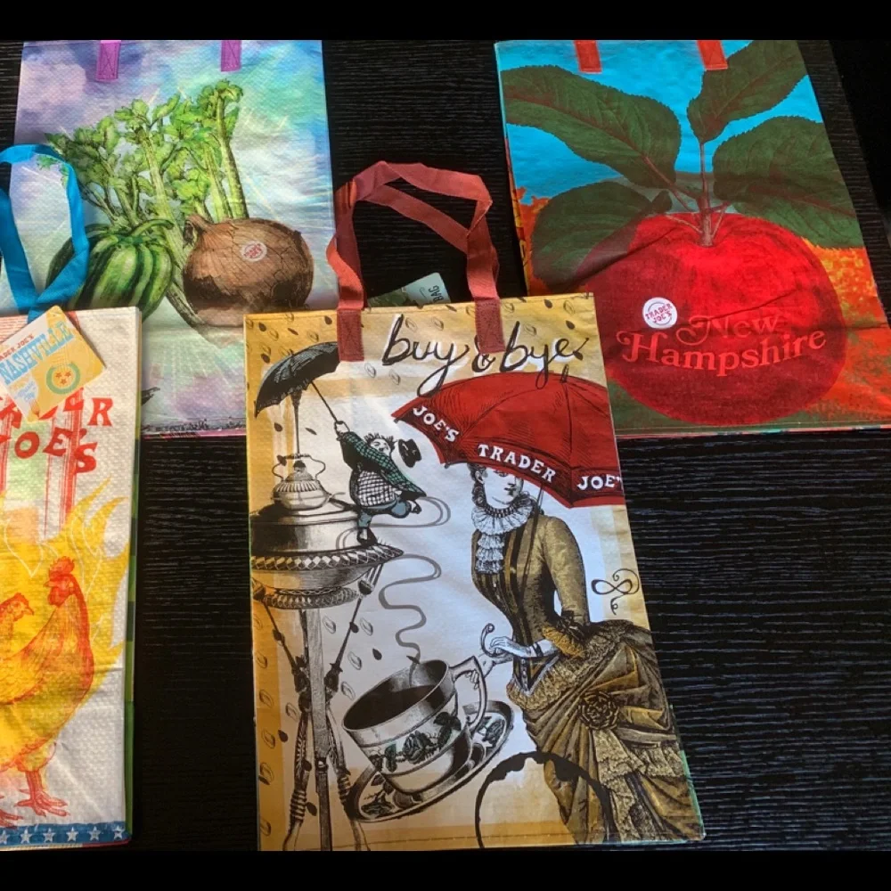 9 NWT Random Trader Joe's Regional Shopping Gift bags/Totes “Reduced to Sale” - Picture 2 of 16